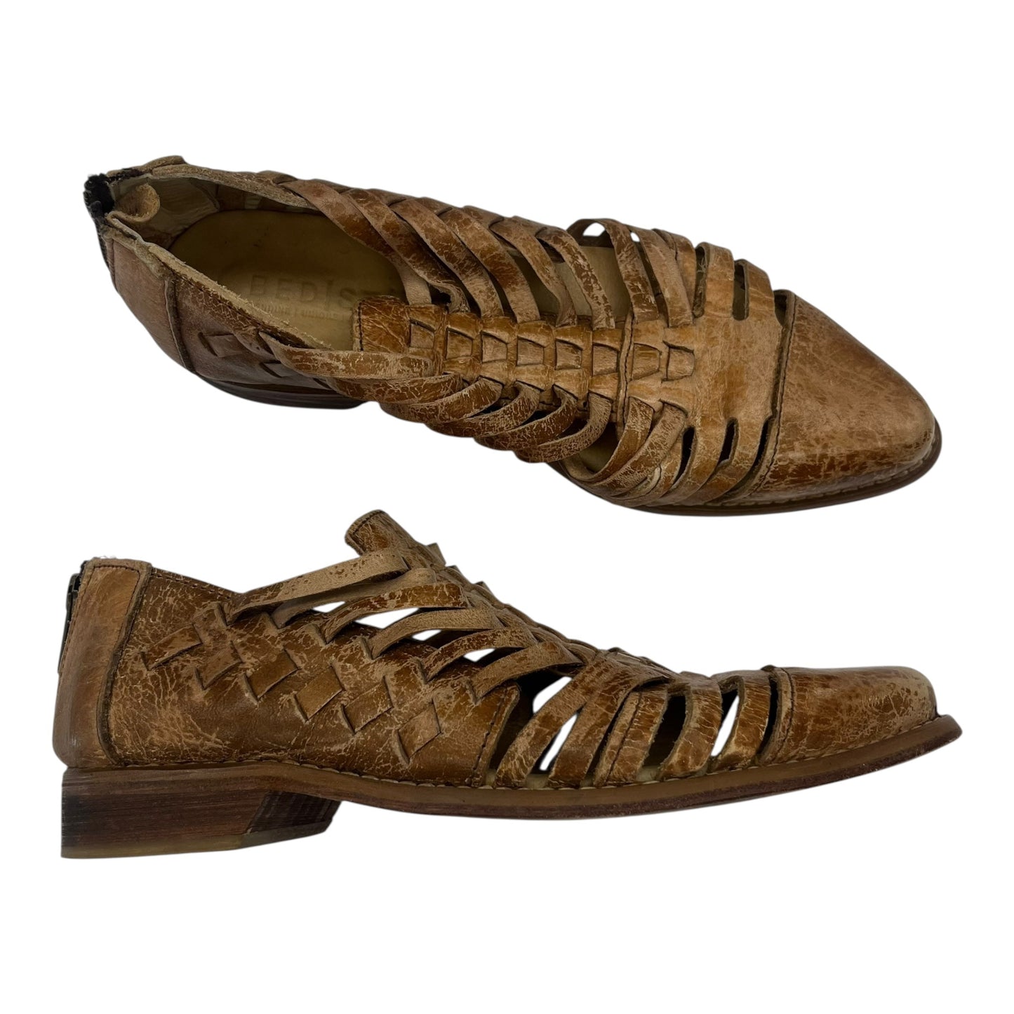 Shoes Flats By Bed Stu In Brown, Size:6