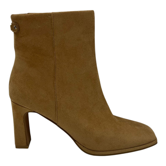 BOOTS ANKLE HEELS by    CLOTHES MENTOR In BROWN, Size: 9