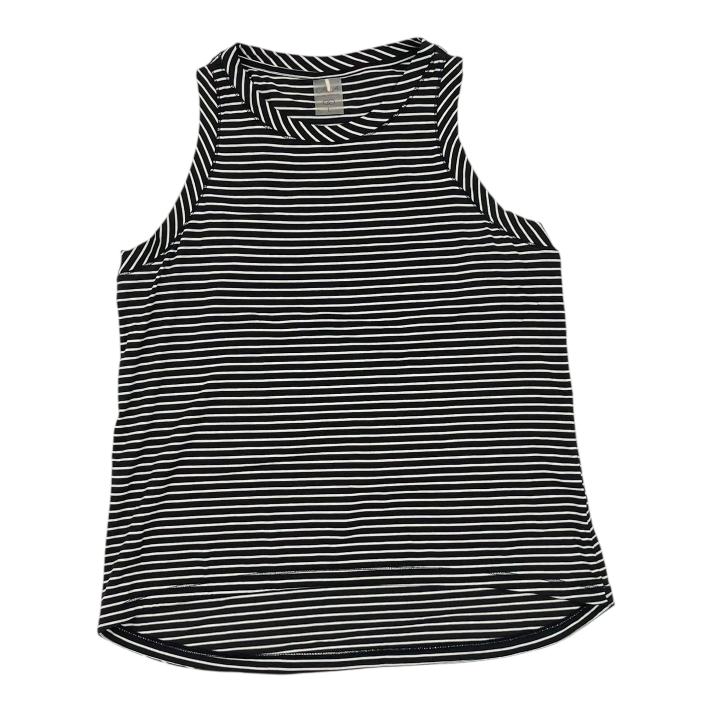 Athletic Tank Top By Calia In Black & White, Size:L