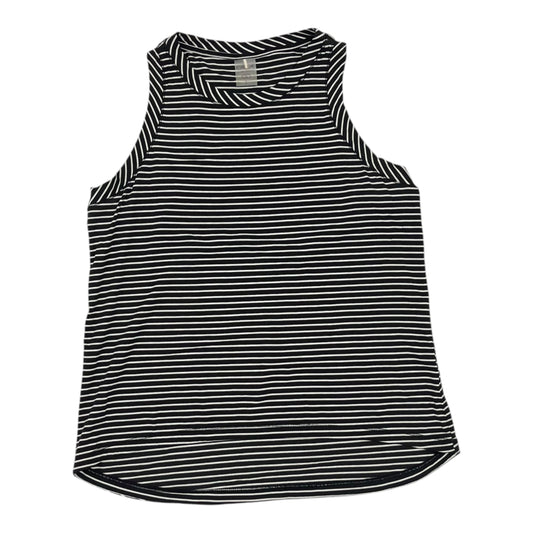 Athletic Tank Top By Calia In Black & White, Size:L