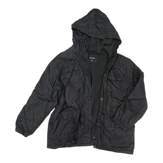 Jacket Windbreaker By Lands’ End In Black, Size:Xl
