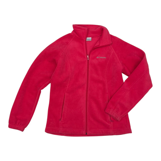 Athletic Jacket By Columbia In Pink, Size:L