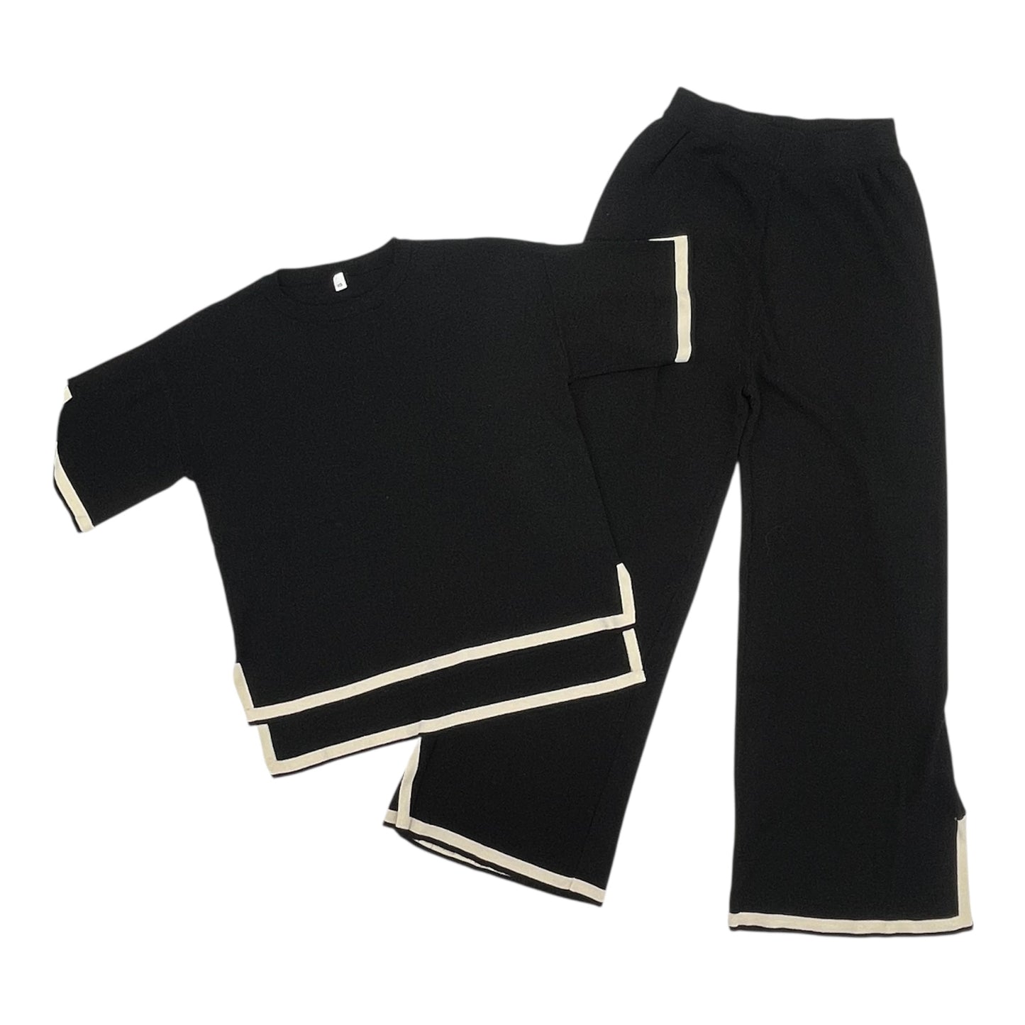 Pants Set 2Pc By Clothes Mentor In Black, Size:Xs