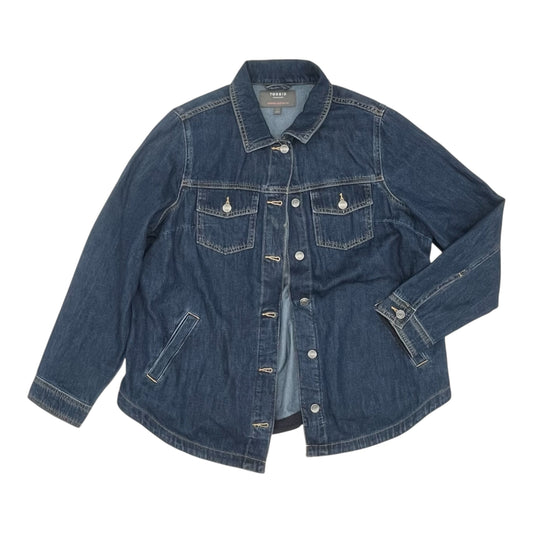 Jacket Denim By Torrid In Blue Denim, Size:S
