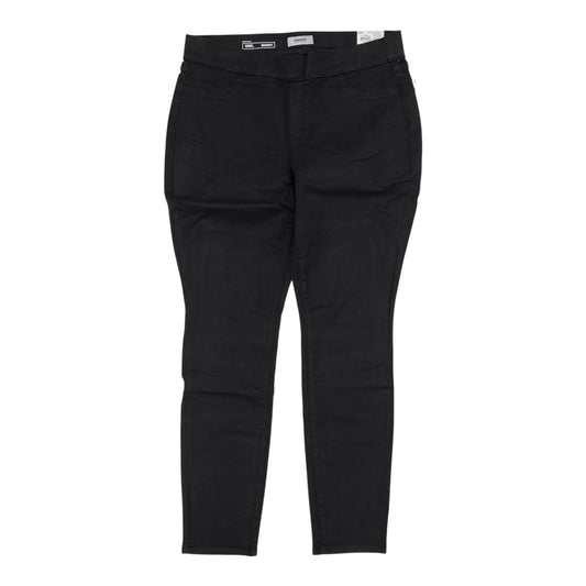 Jeans Skinny By Sonoma In Black Denim, Size:16
