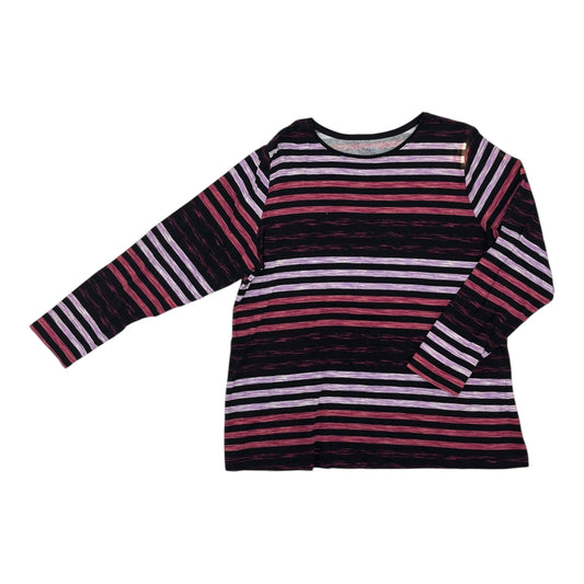 Top Ls By Croft And Barrow In Striped Pattern, Size:1X