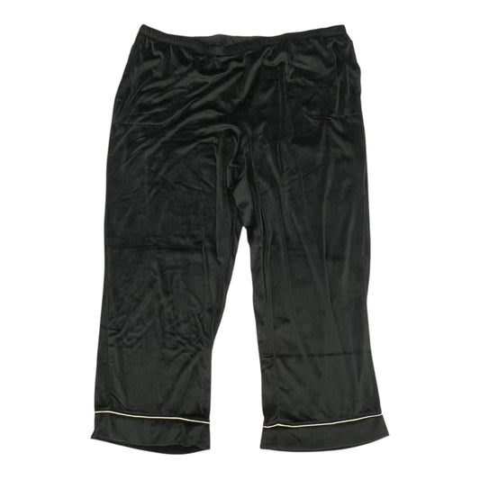 Pajama Pants By Joyspun In Black, Size:3X