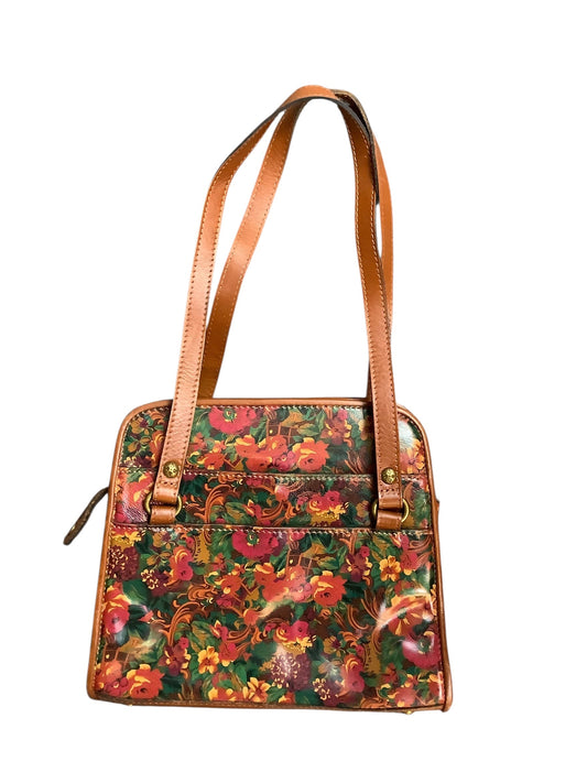 Crossbody Designer By Patricia Nash In Brown, Size:Large