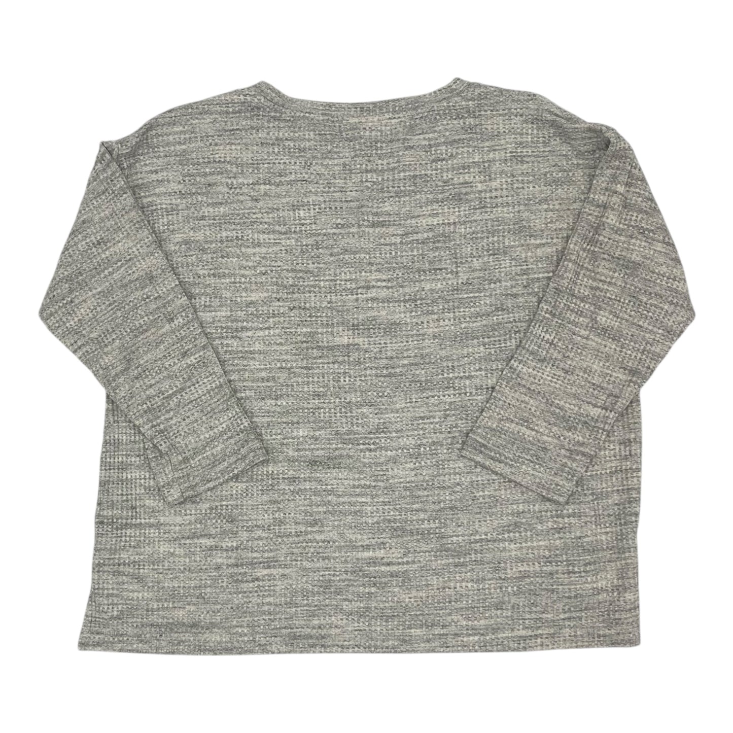 Top Ls By J. Jill In Cream & Grey, Size:Xl