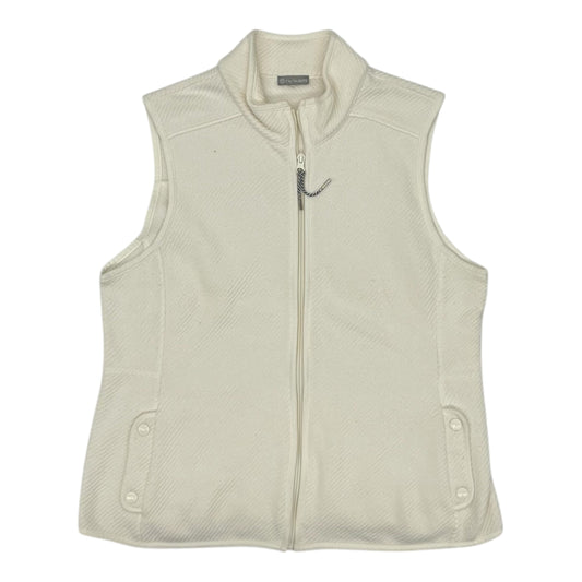 Vest Other By Talbots In Cream, Size:M