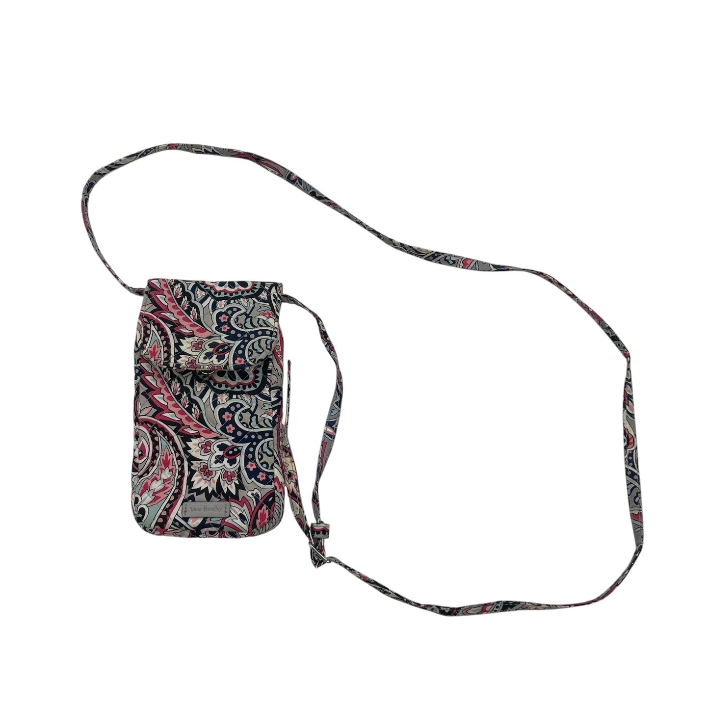 Crossbody By Vera Bradley In Blue & Pink, Size:Small