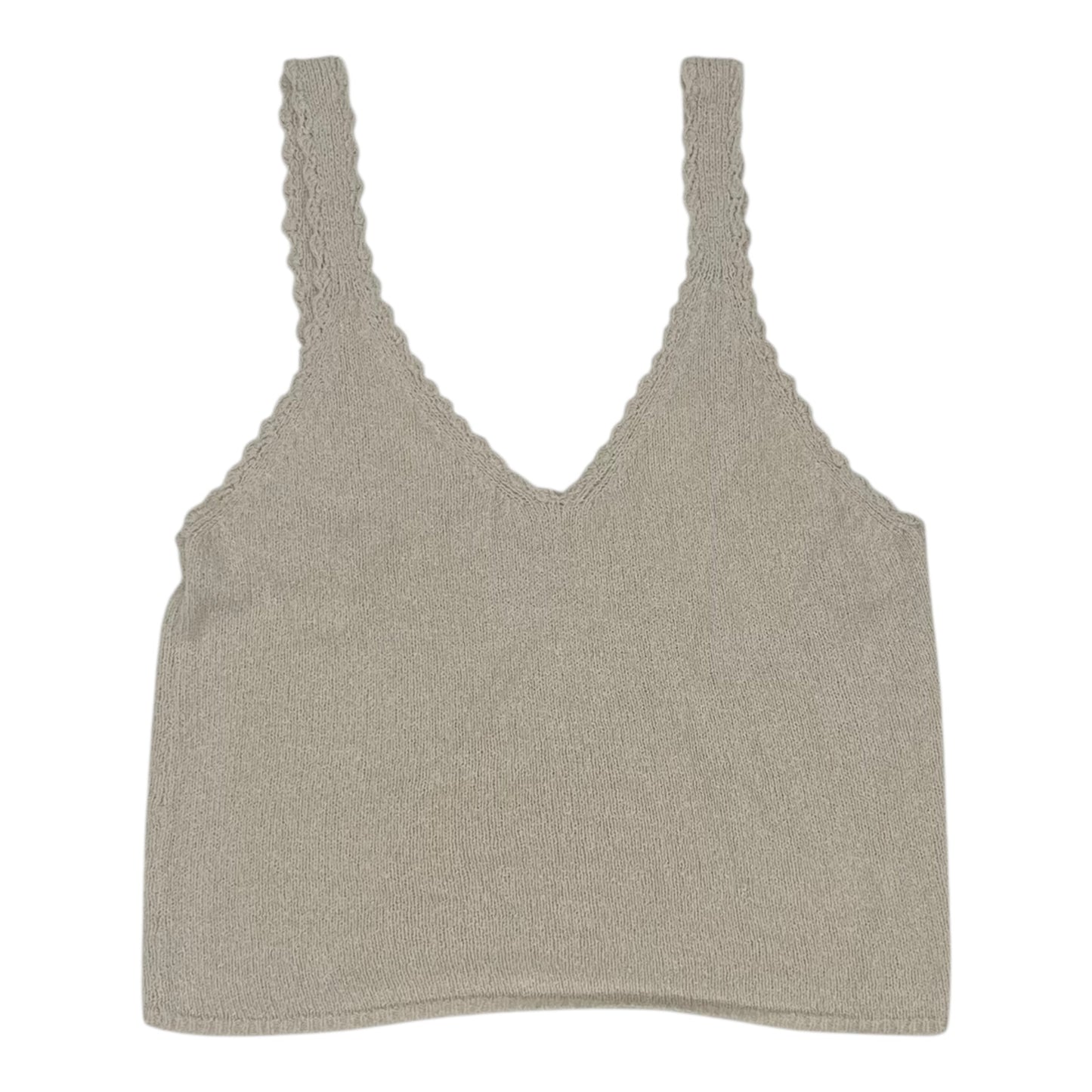 Top Sleeveless By Blue Rain In Tan, Size:Xl