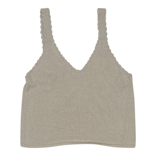 Top Sleeveless By Blue Rain In Tan, Size:Xl