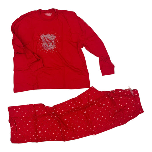 Pajamas 2Pc By Victorias Secret In Red, Size:M