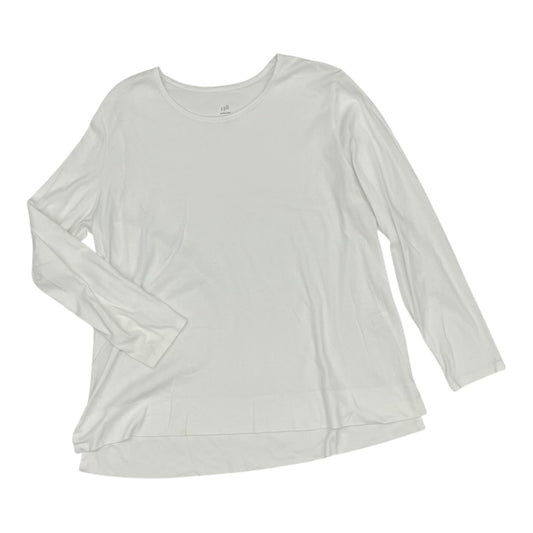 Top Ls Basic By J. Jill In White, Size:Xl