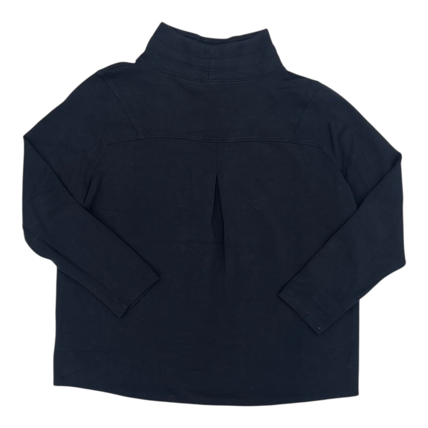 Sweatshirt Collar By Spanx In Navy, Size:Xl