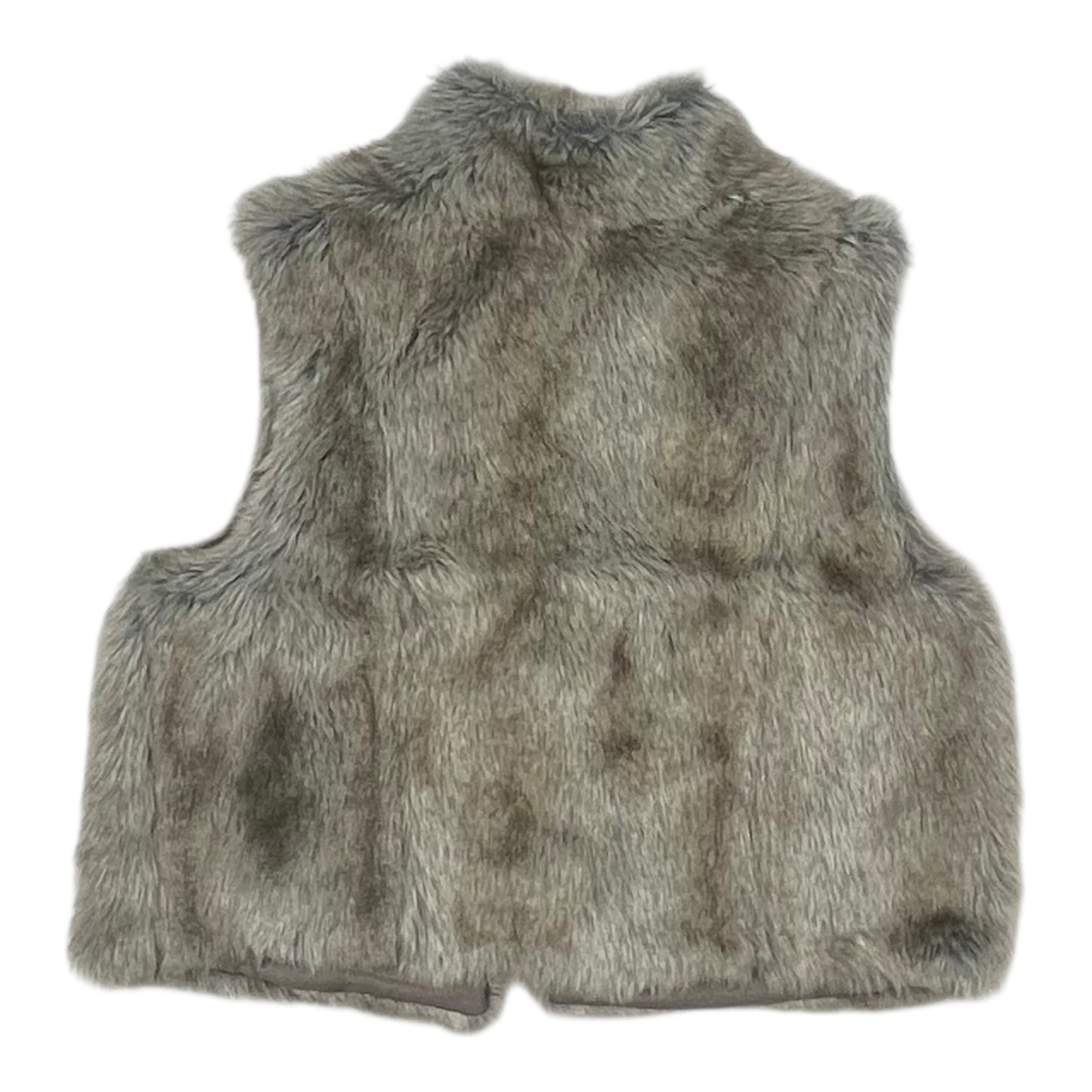 Vest Faux Fur & Sherpa By Elle In Tan, Size:Xl