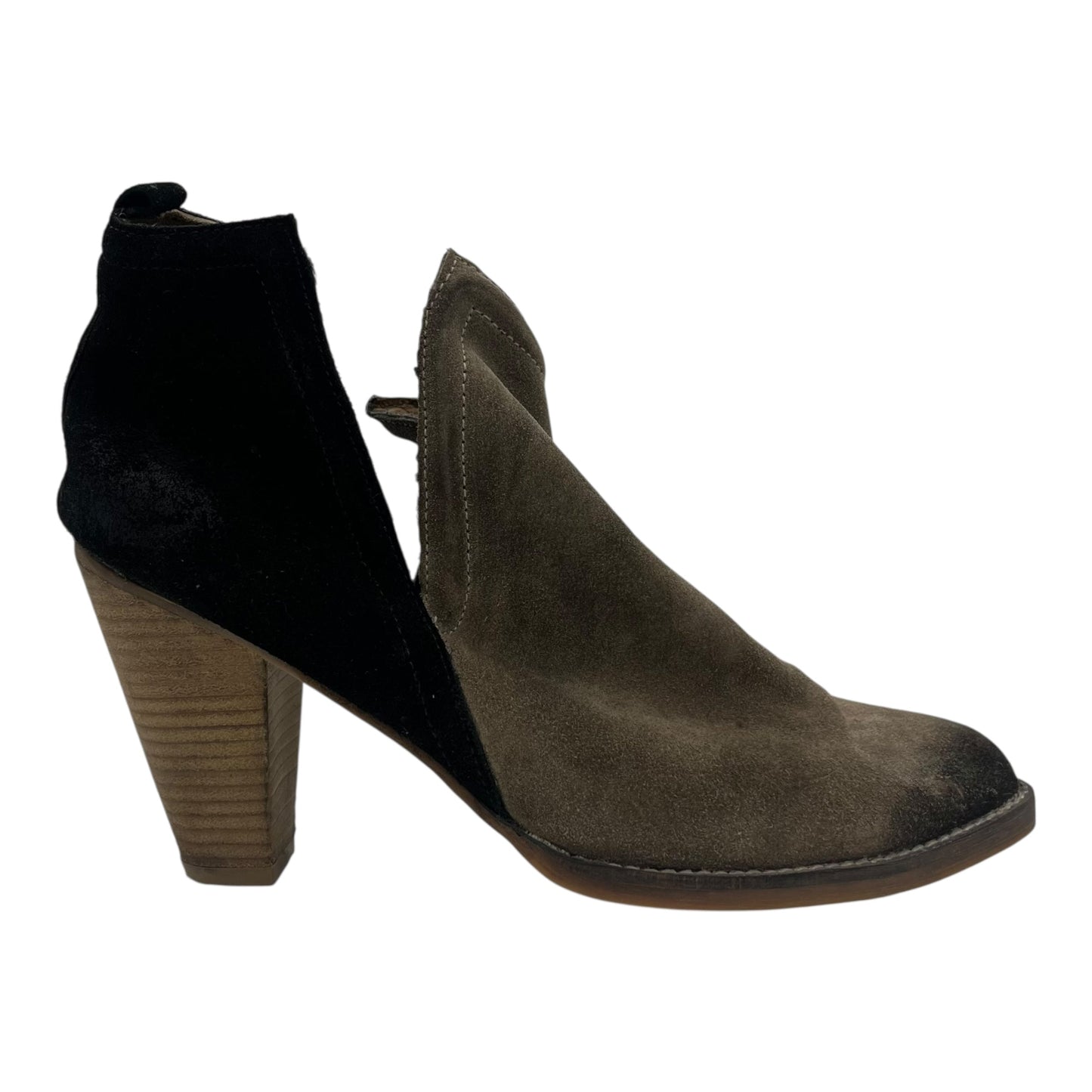 Boots Leather By Jeffrey Campbell In Black & Brown, Size:10