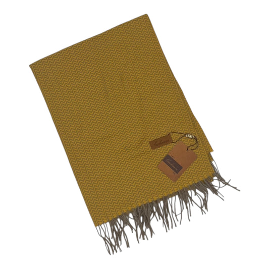 Scarf Winter By    Clothes Mentor In Grey & Yellow