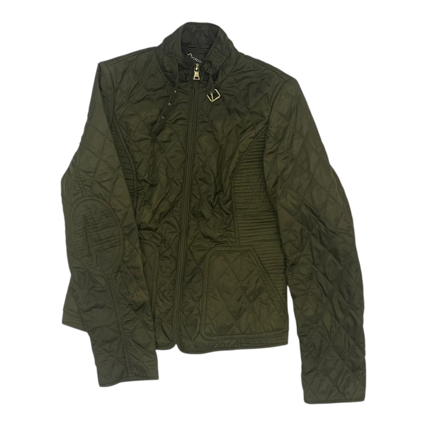 Jacket Puffer & Quilted By Banana Republic In Green, Size:S