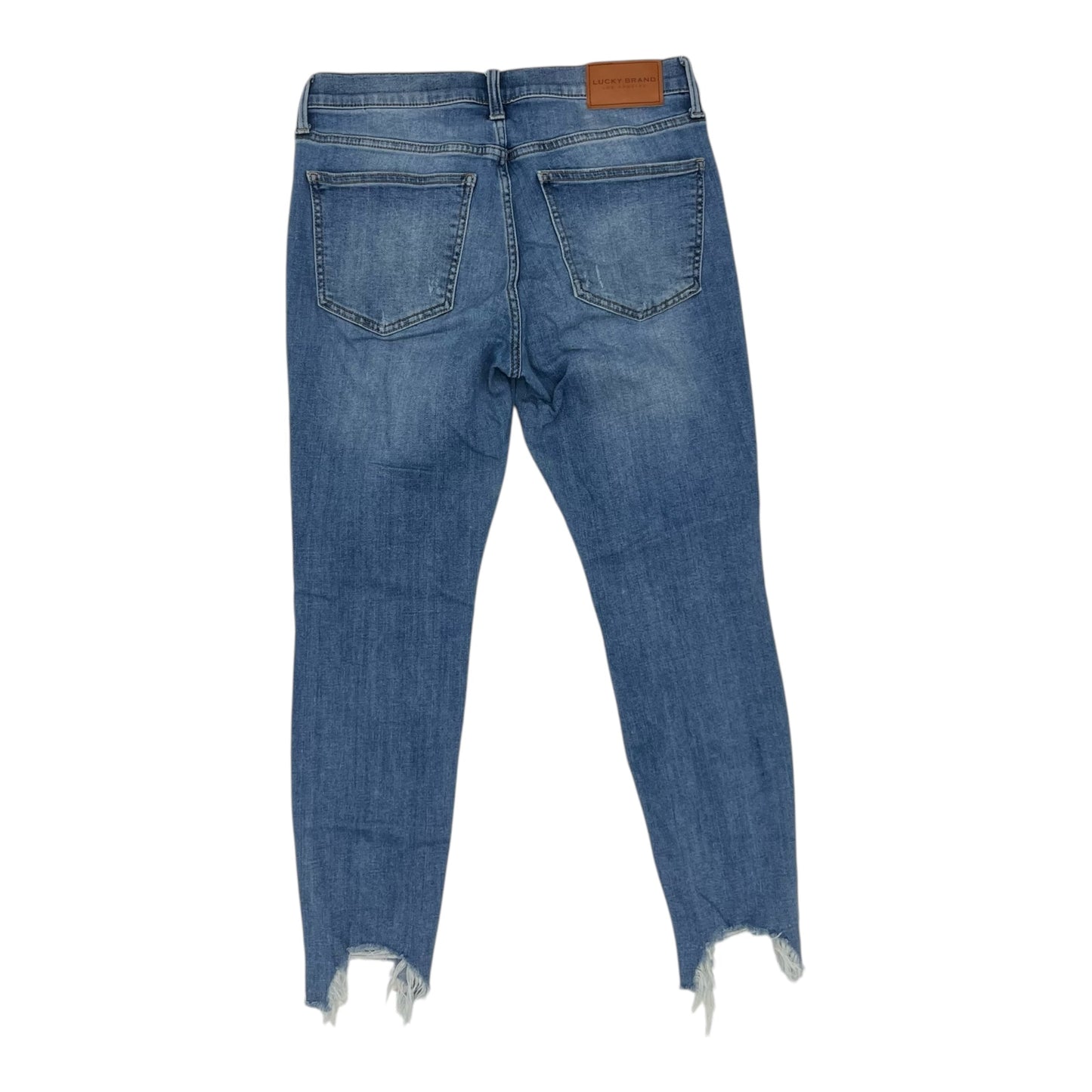 Jeans Skinny By Lucky Brand In Blue Denim, Size:10