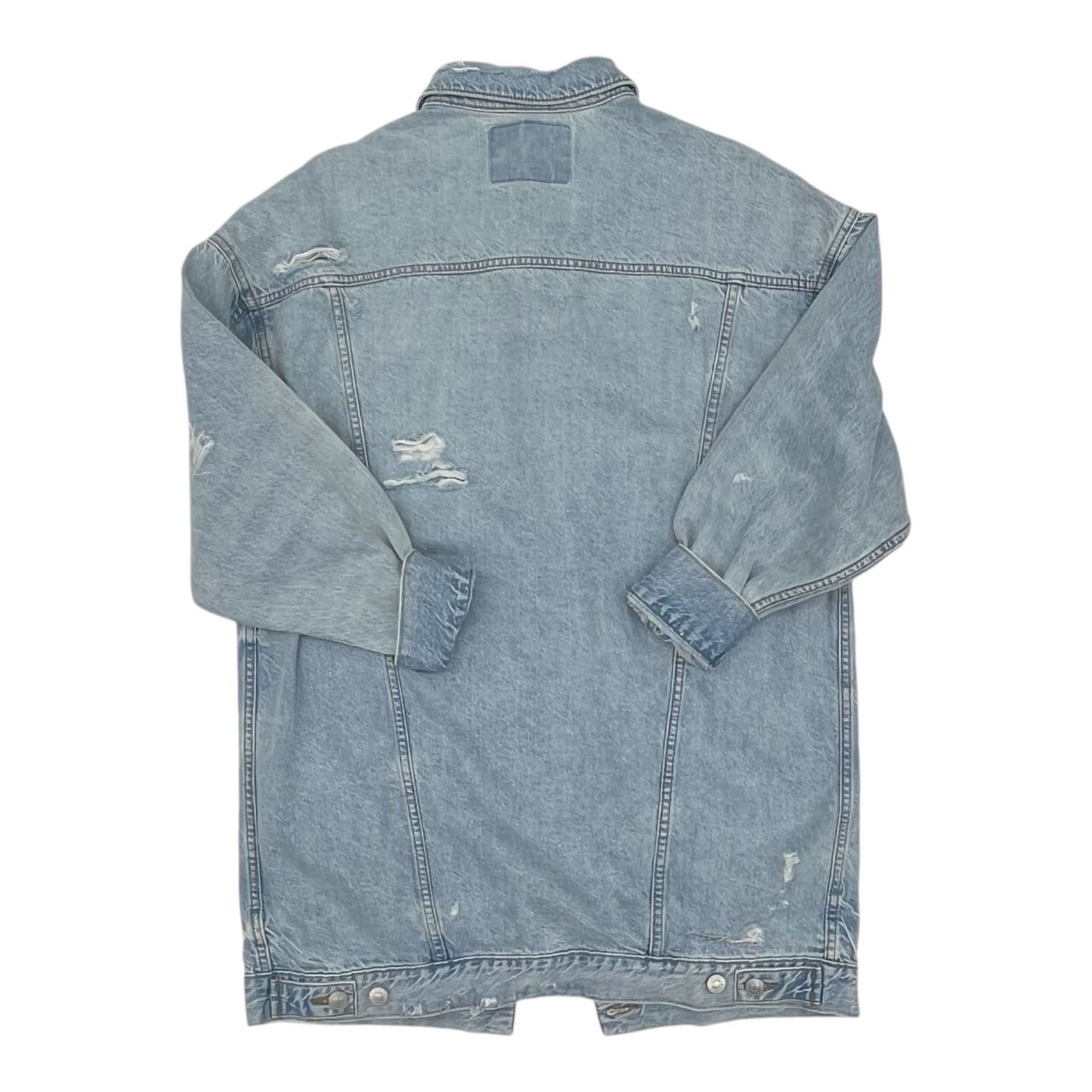 Jacket Denim By American Eagle In Blue Denim, Size:S