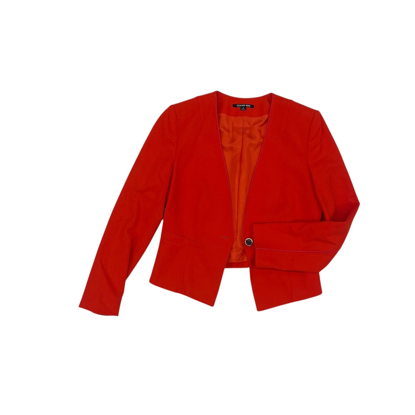 Blazer By Gianni Bini In Orange, Size:S