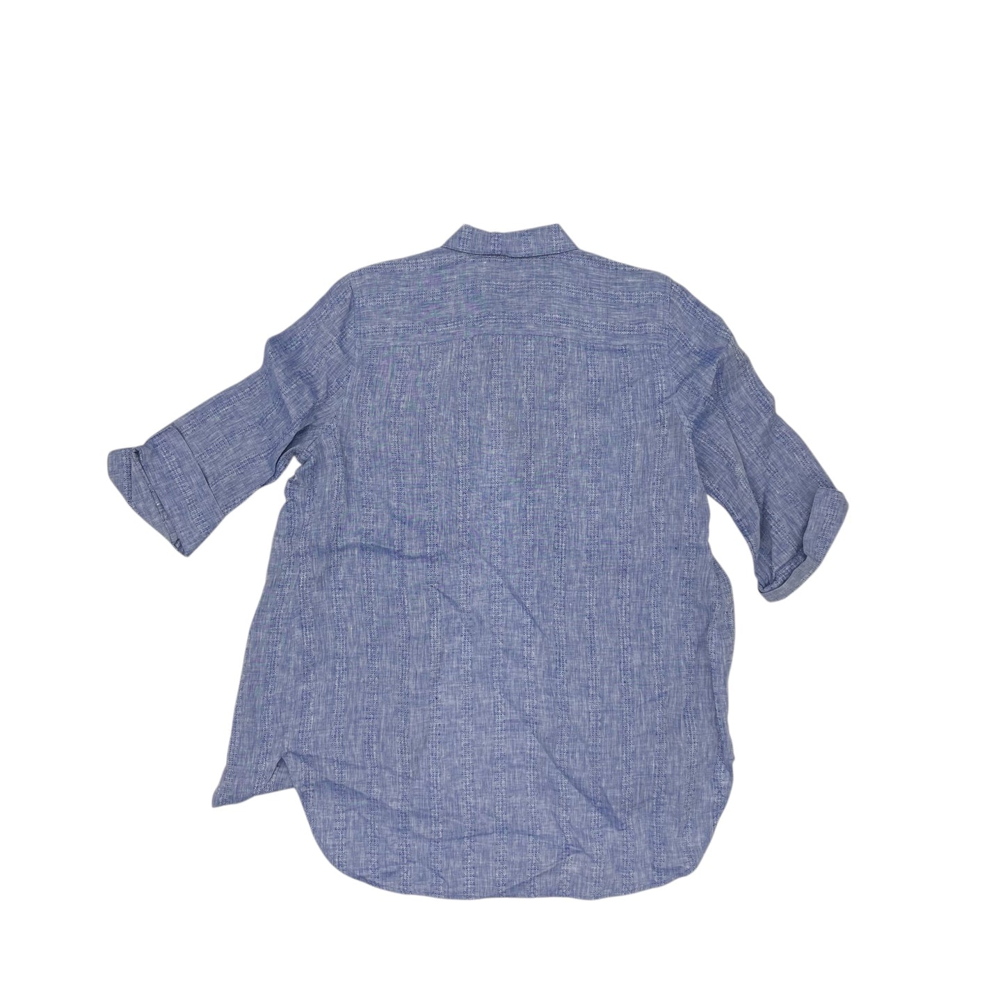 Blouse 3/4 Sleeve By Chicos In Blue, Size:M