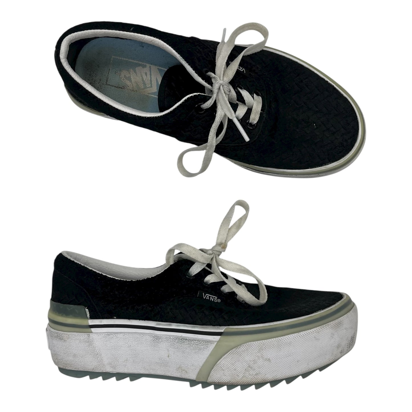 Shoes Sneakers By Vans In Black, Size:6.5