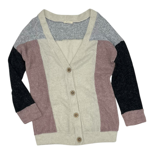 Sweater Cardigan By Mon Ami In Multi, Size:S