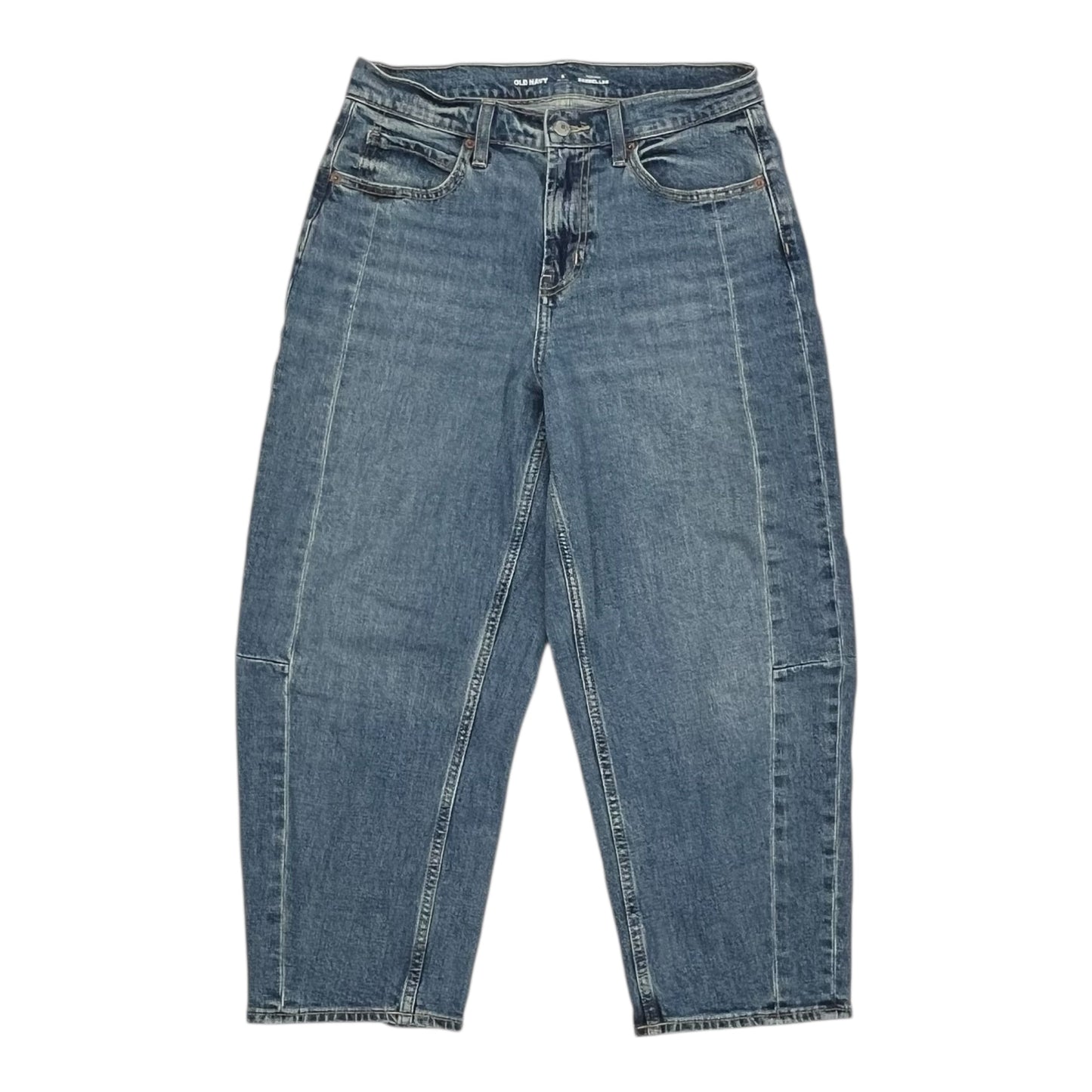 Jeans Wide Leg By Old Navy In Blue Denim, Size:6