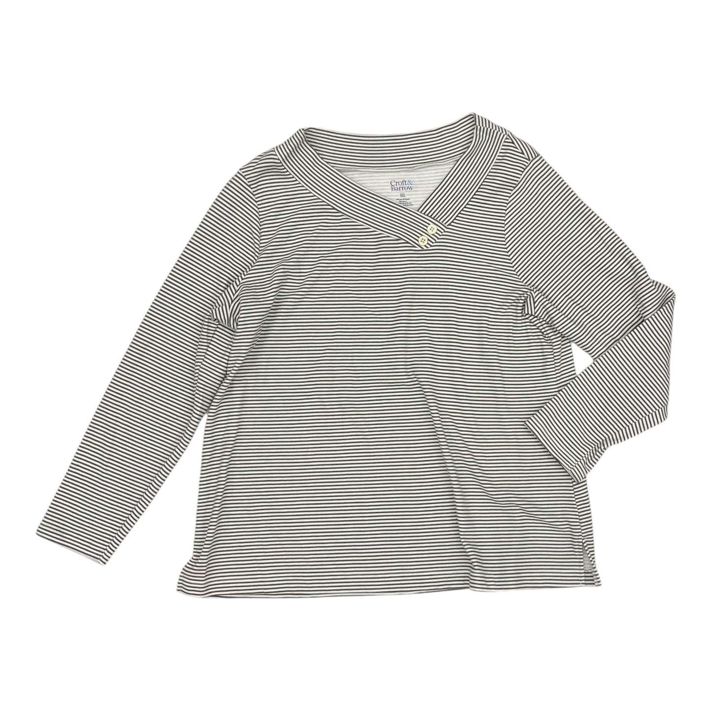 Top Ls By Croft And Barrow In Green, Size:Xxl