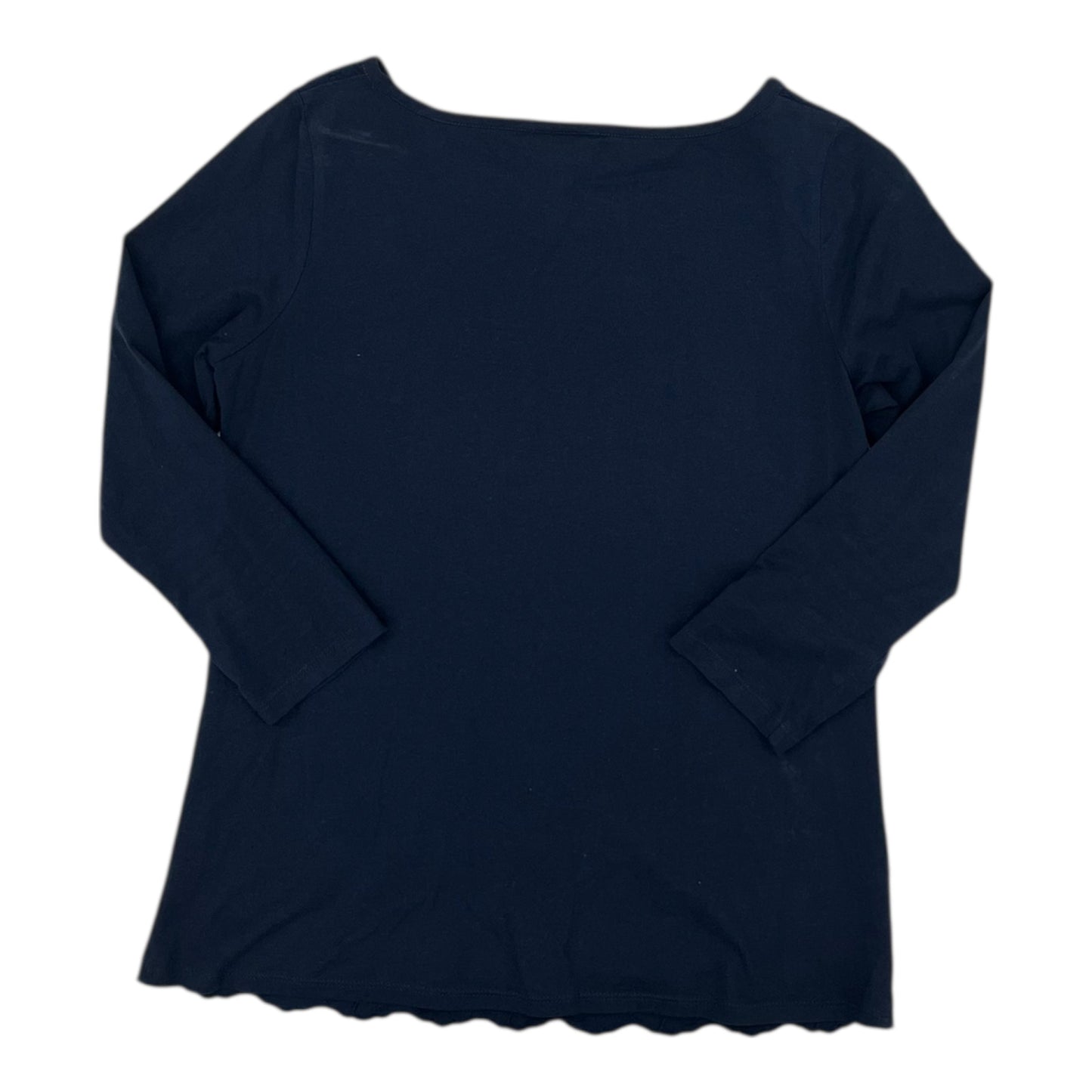 Top 3/4 Sleeve By J. Jill In Blue, Size:Xs