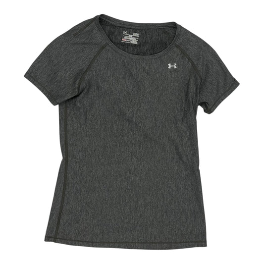 Athletic Top Ss By Under Armour In Grey, Size:S