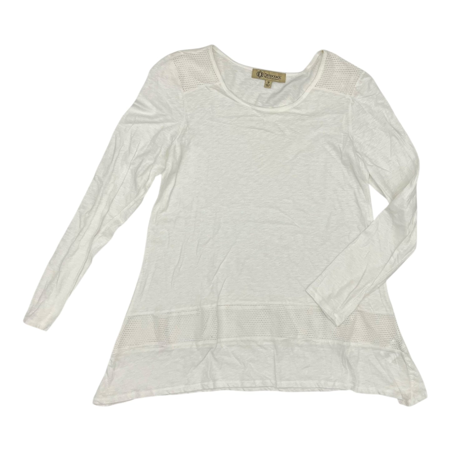 Top Ls By Democracy In White, Size:M