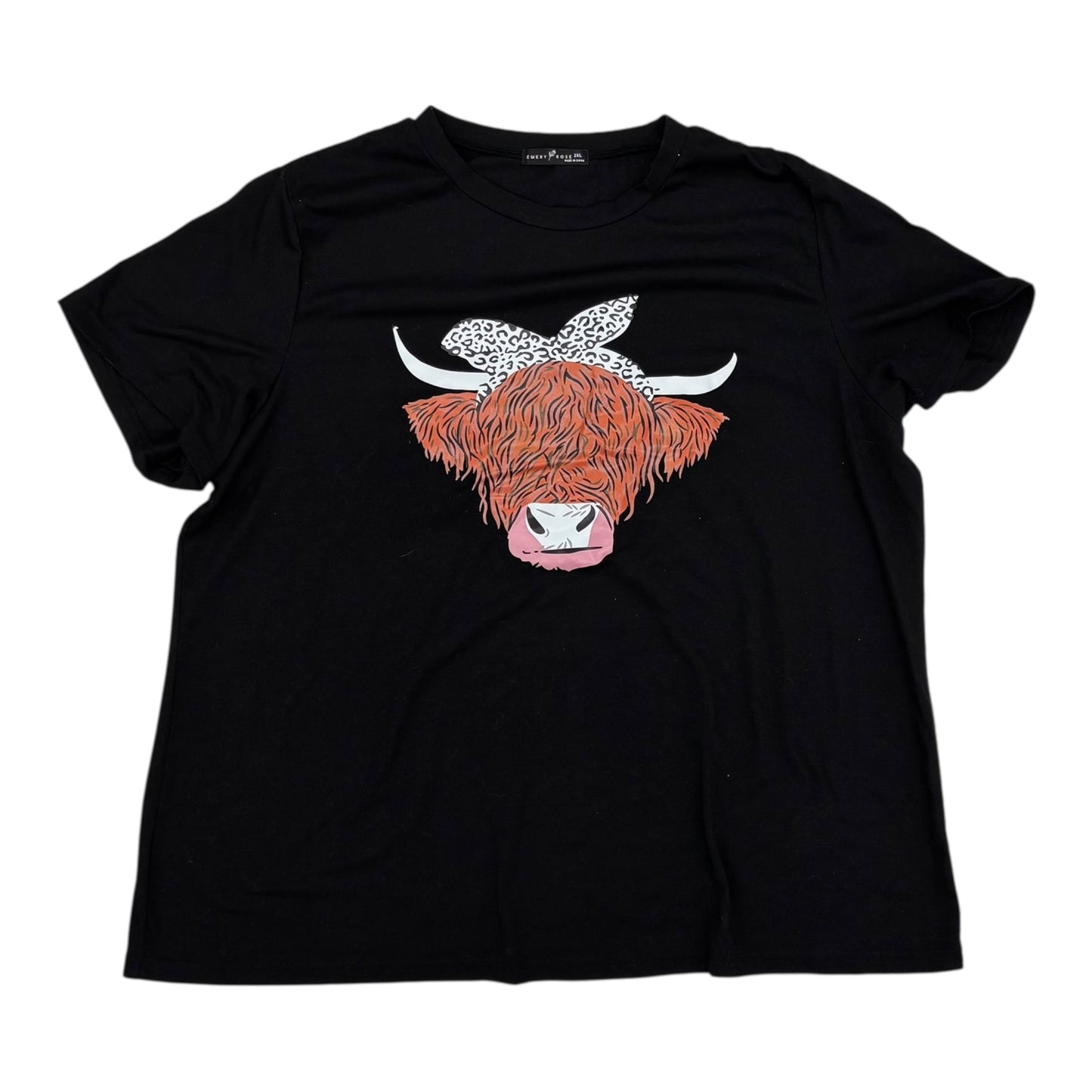 Top Ss By Cmf In Black, Size:2X