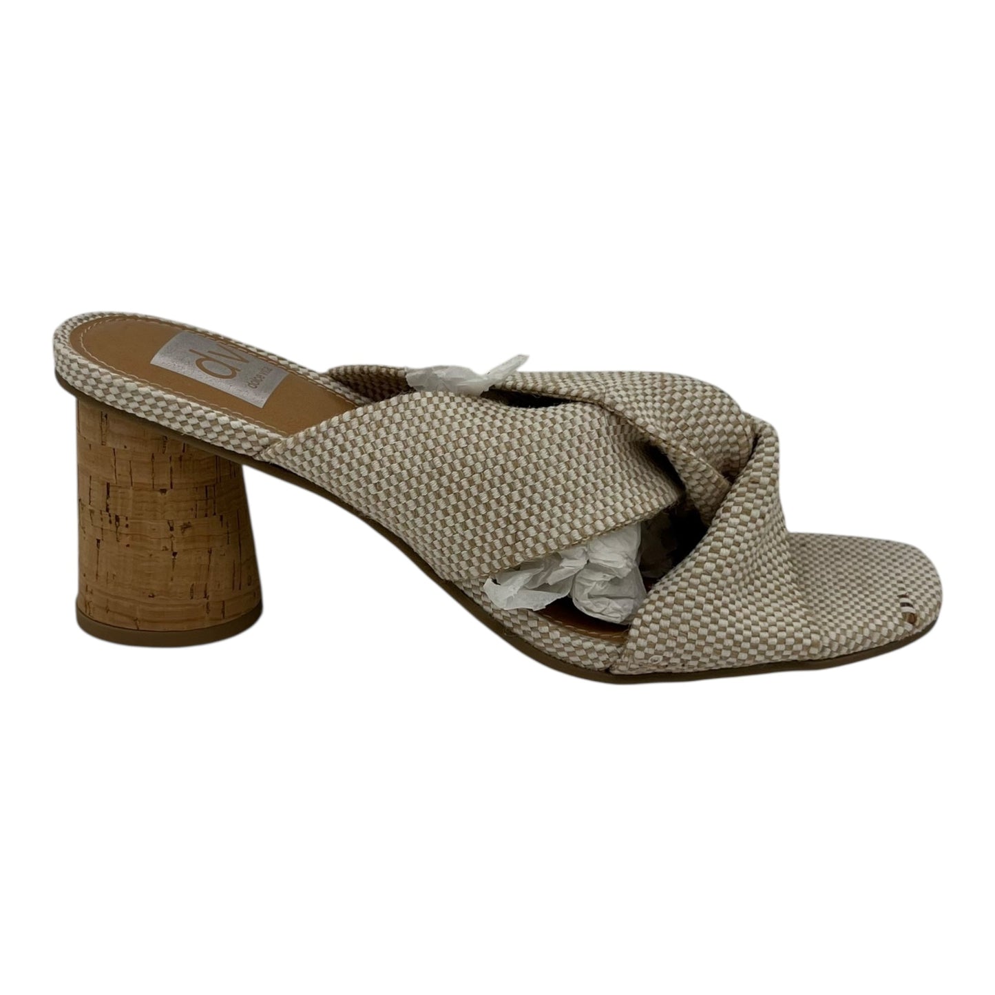 Sandals Heels Block By Dolce Vita In Cream, Size:8