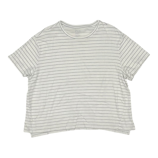 Athletic Top Ss By Flx In Green & White, Size:Xl