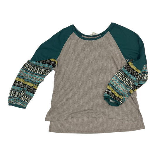 Top Ls By Umgee In Tan, Size:M