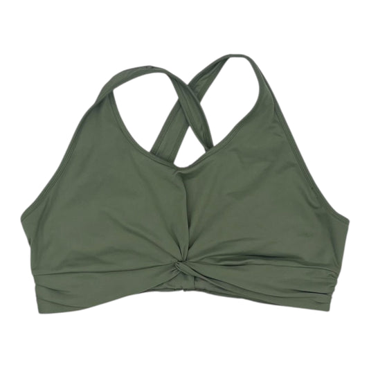 ATHLETIC BRA by MTA PRO in GREEN, Size:2X