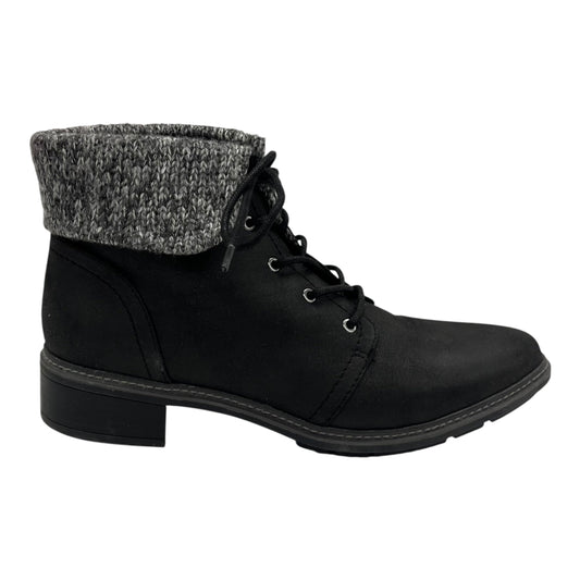 Boots Ankle Heels By Clothes Mentor In Black, Size:10