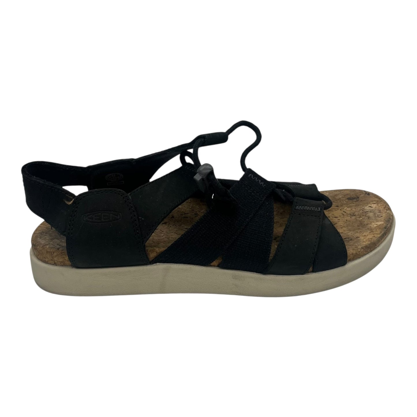 Sandals Flats By Keen In Black, Size:9.5