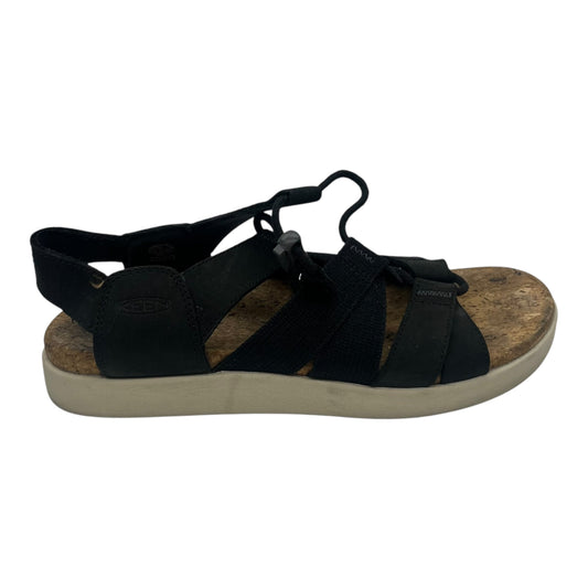 Sandals Flats By Keen In Black, Size:9.5