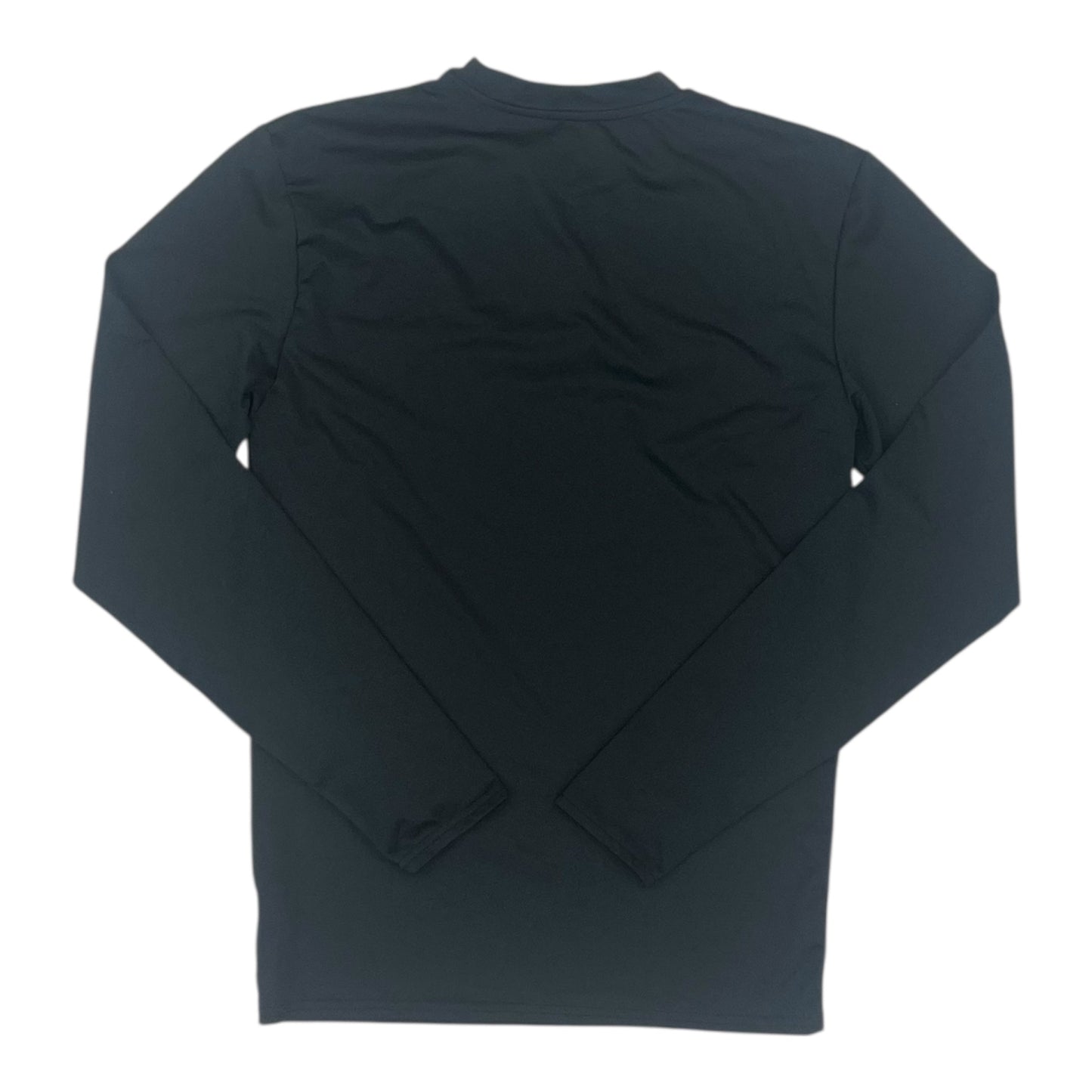 Athletic Top Ls Crewneck By Champion In Black, Size:M