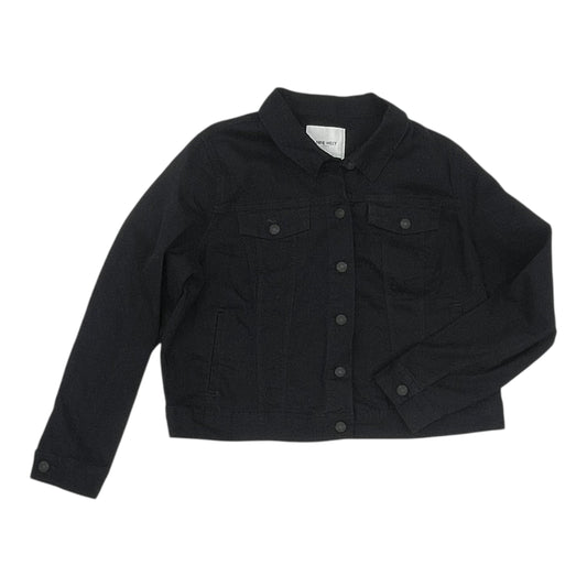 Jacket Denim By Nine West Apparel In Navy, Size:Xxl
