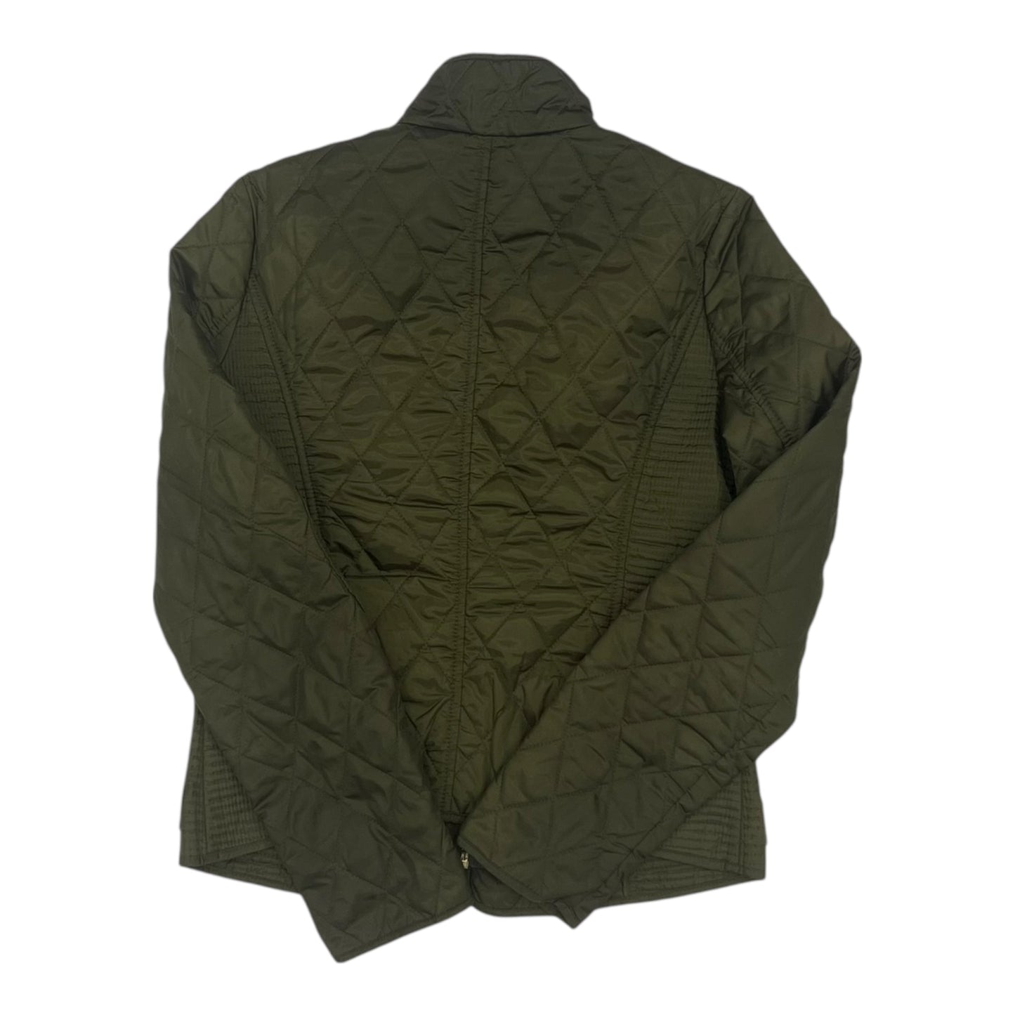 Jacket Puffer & Quilted By Banana Republic In Green, Size:S