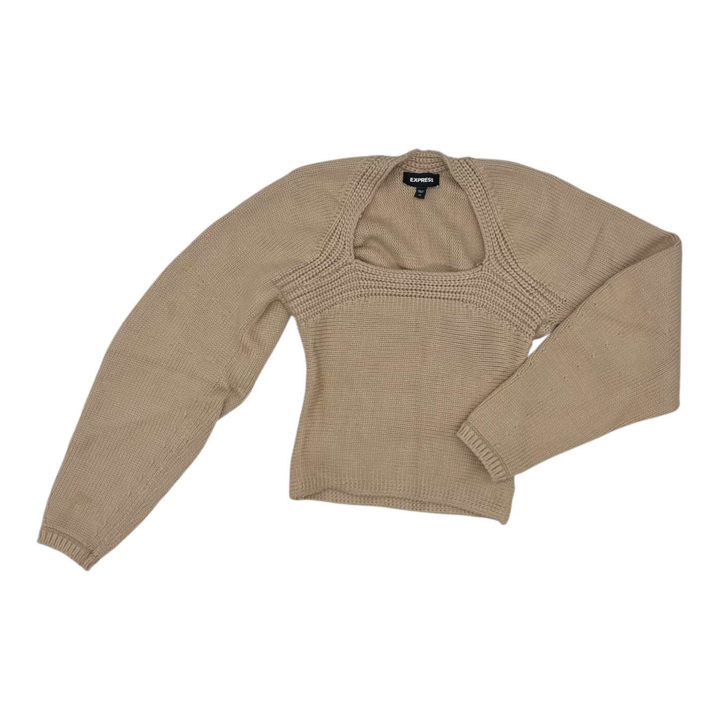 Sweater By Express In Brown, Size:Xs