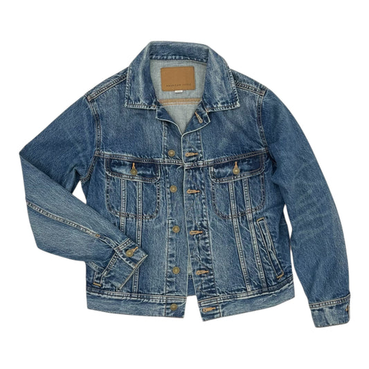 Jacket Denim By American Eagle In Blue Denim, Size:S