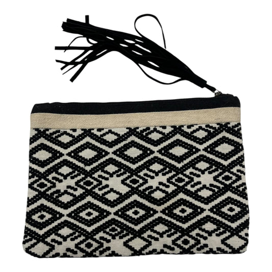 Wristlet By Loft In Black & Cream, Size:Medium