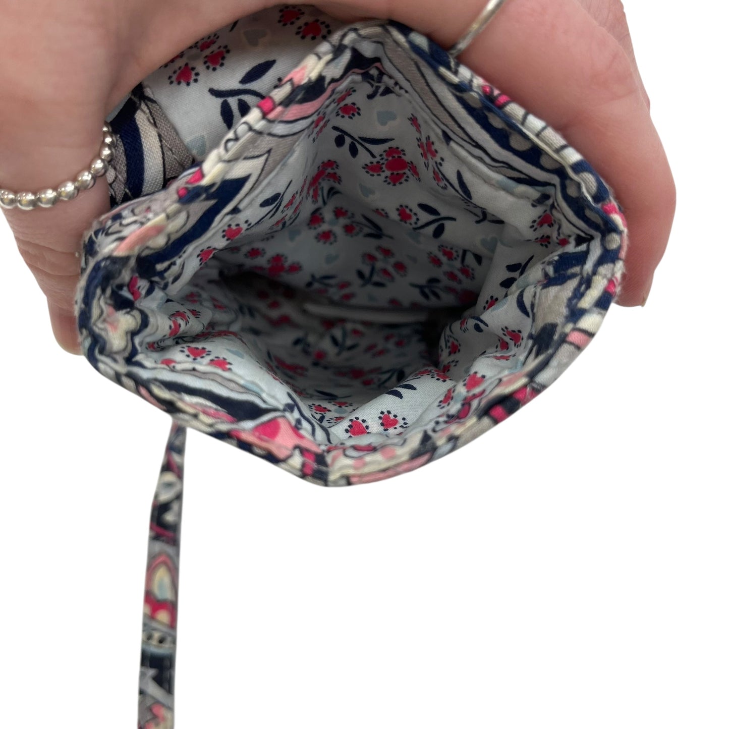 Crossbody By Vera Bradley In Blue & Pink, Size:Small